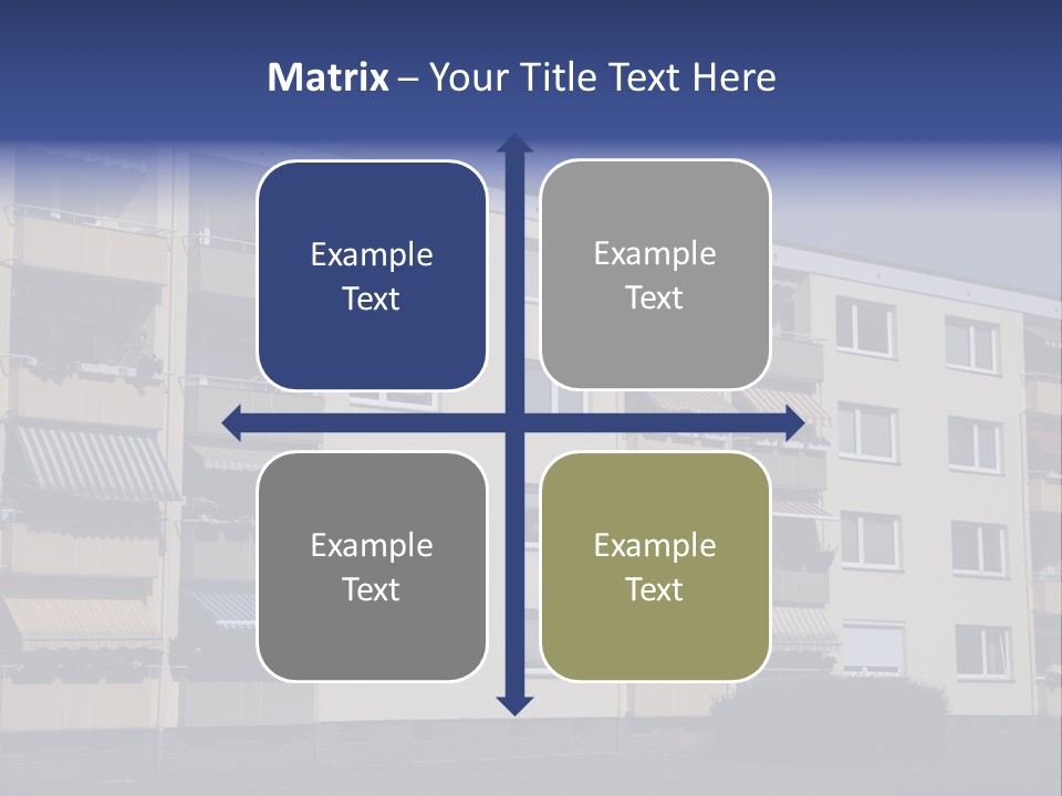 Housing Brick Exterior PowerPoint Template