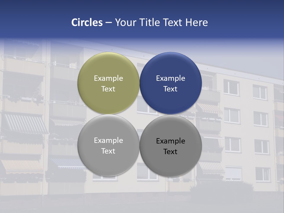 Housing Brick Exterior PowerPoint Template