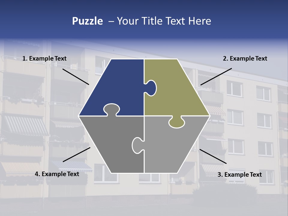 Housing Brick Exterior PowerPoint Template