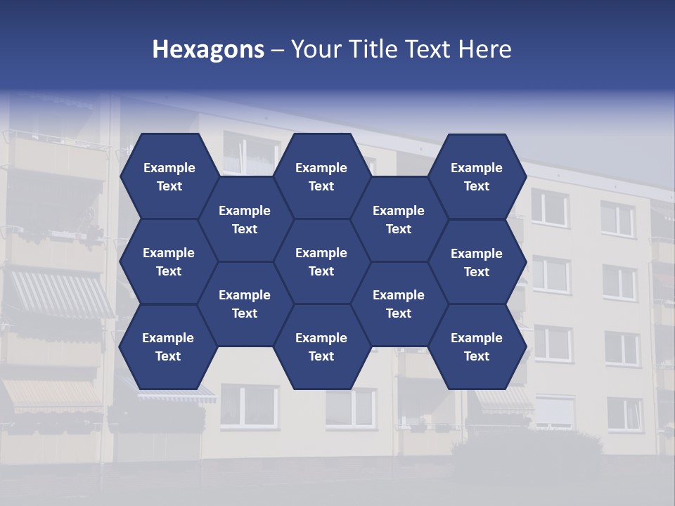 Housing Brick Exterior PowerPoint Template
