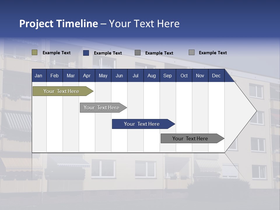 Housing Brick Exterior PowerPoint Template