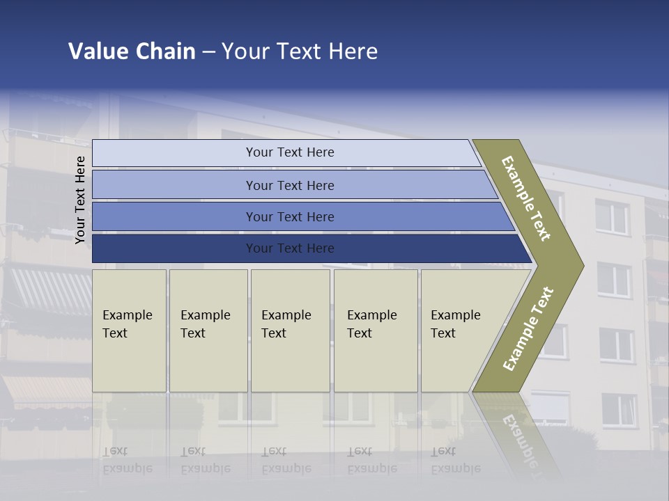 Housing Brick Exterior PowerPoint Template