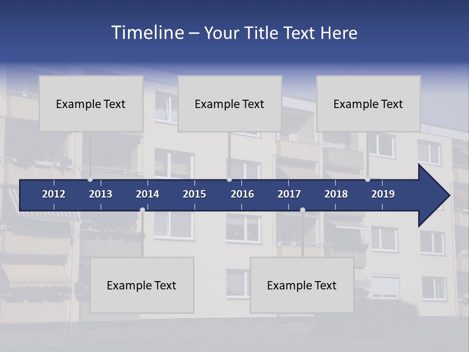 Housing Brick Exterior PowerPoint Template