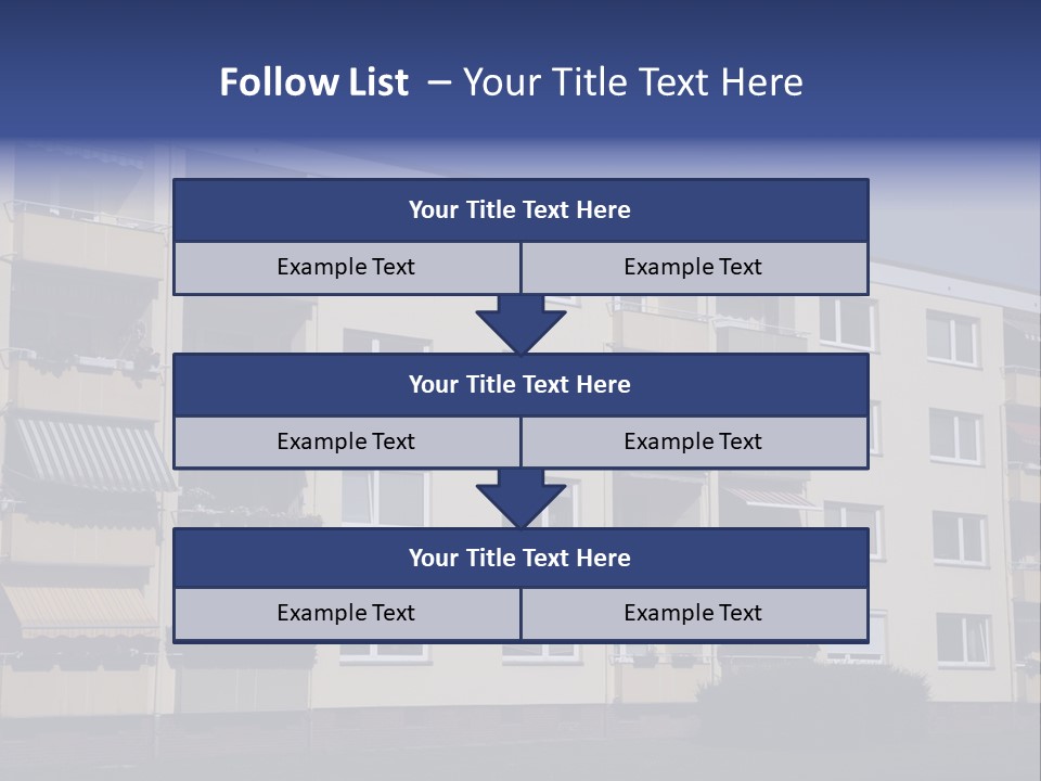 Housing Brick Exterior PowerPoint Template