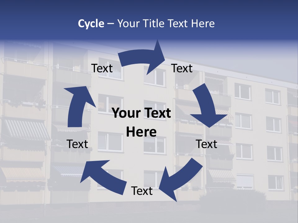 Housing Brick Exterior PowerPoint Template