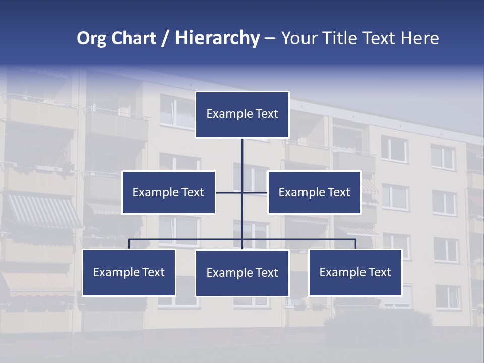Housing Brick Exterior PowerPoint Template