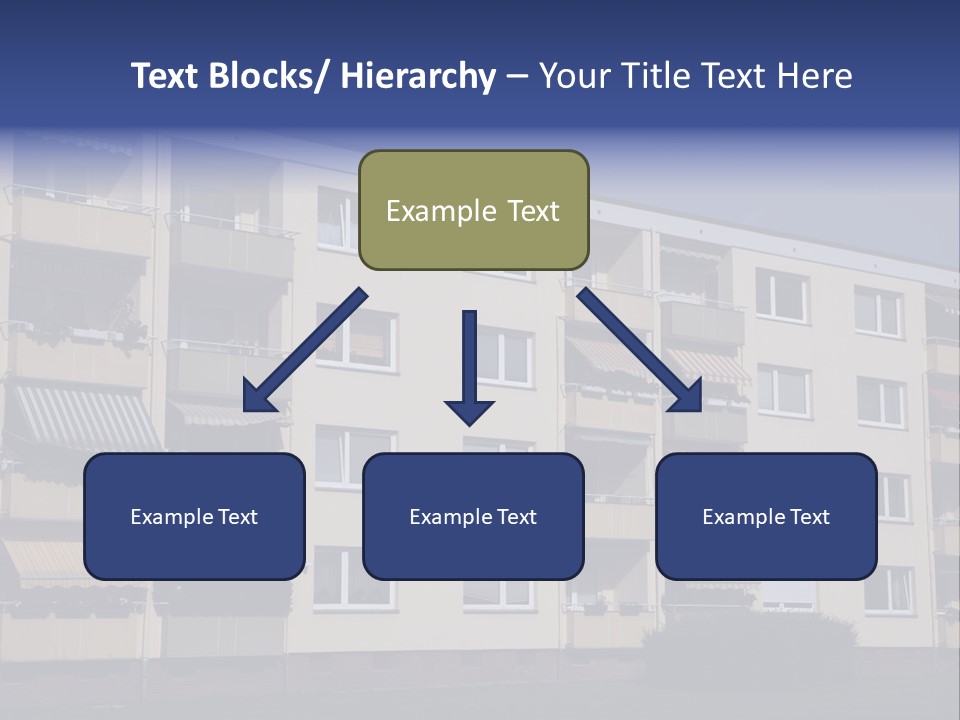 Housing Brick Exterior PowerPoint Template