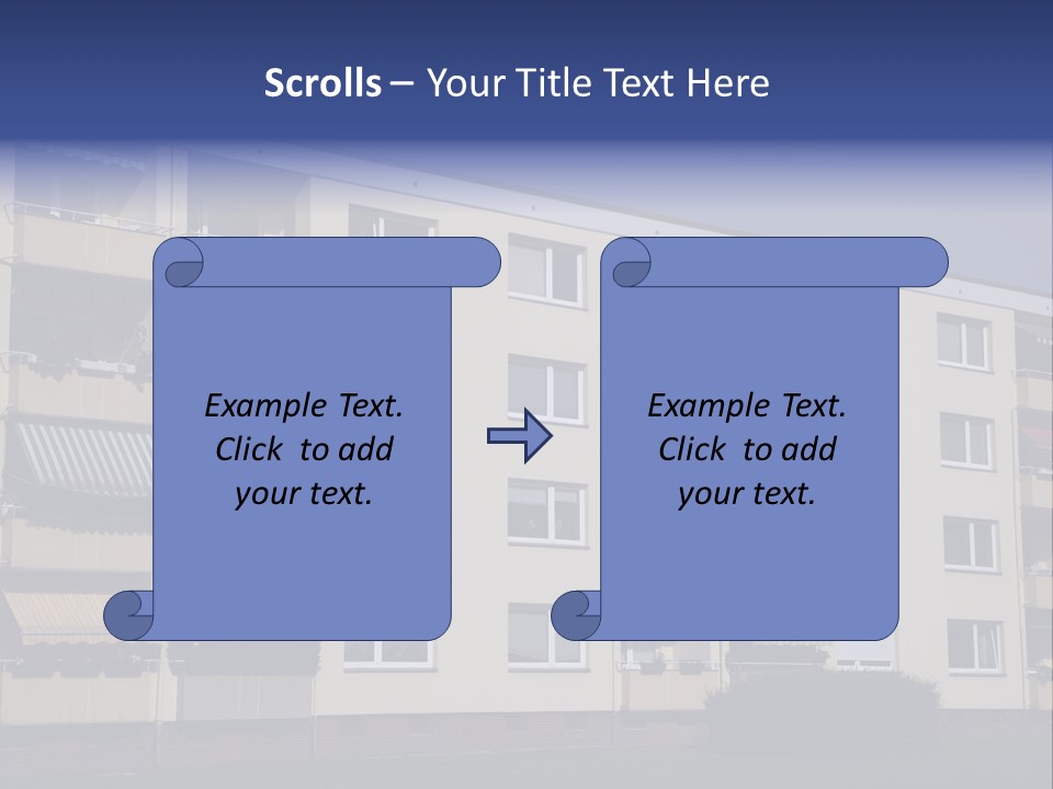 Housing Brick Exterior PowerPoint Template