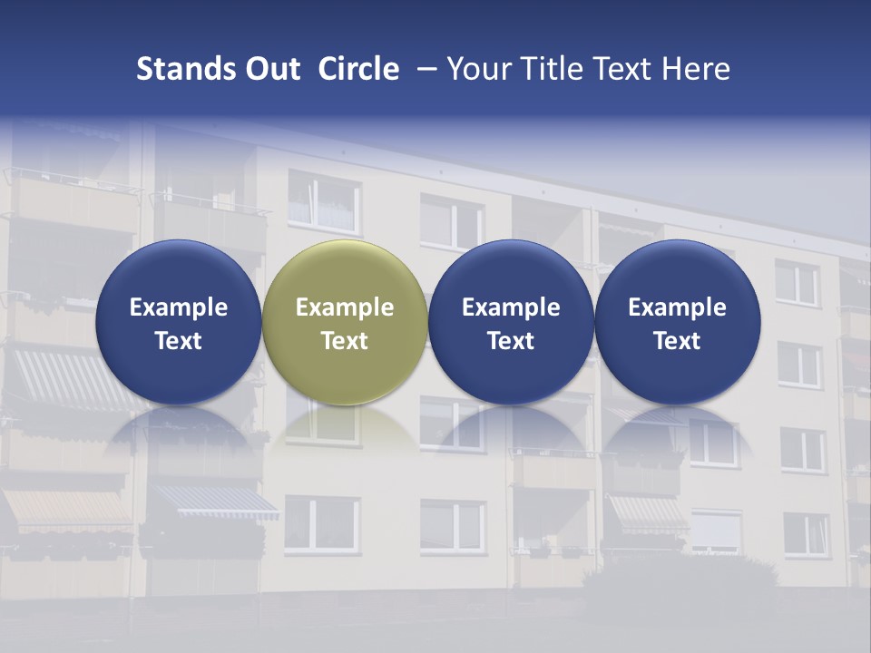 Housing Brick Exterior PowerPoint Template