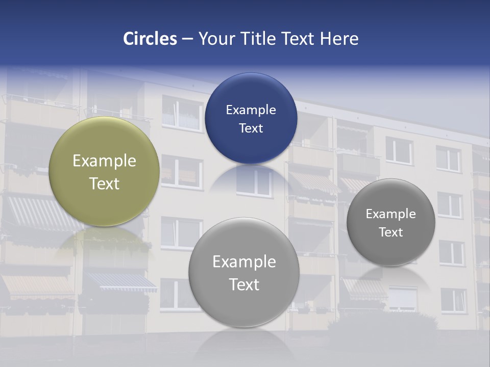 Housing Brick Exterior PowerPoint Template