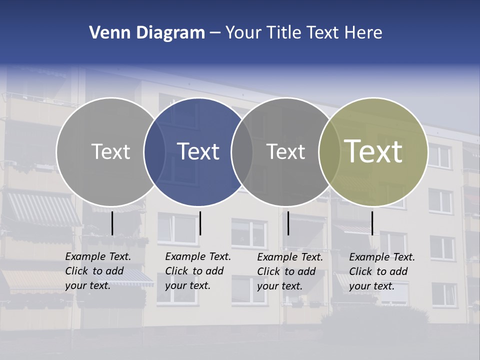 Housing Brick Exterior PowerPoint Template