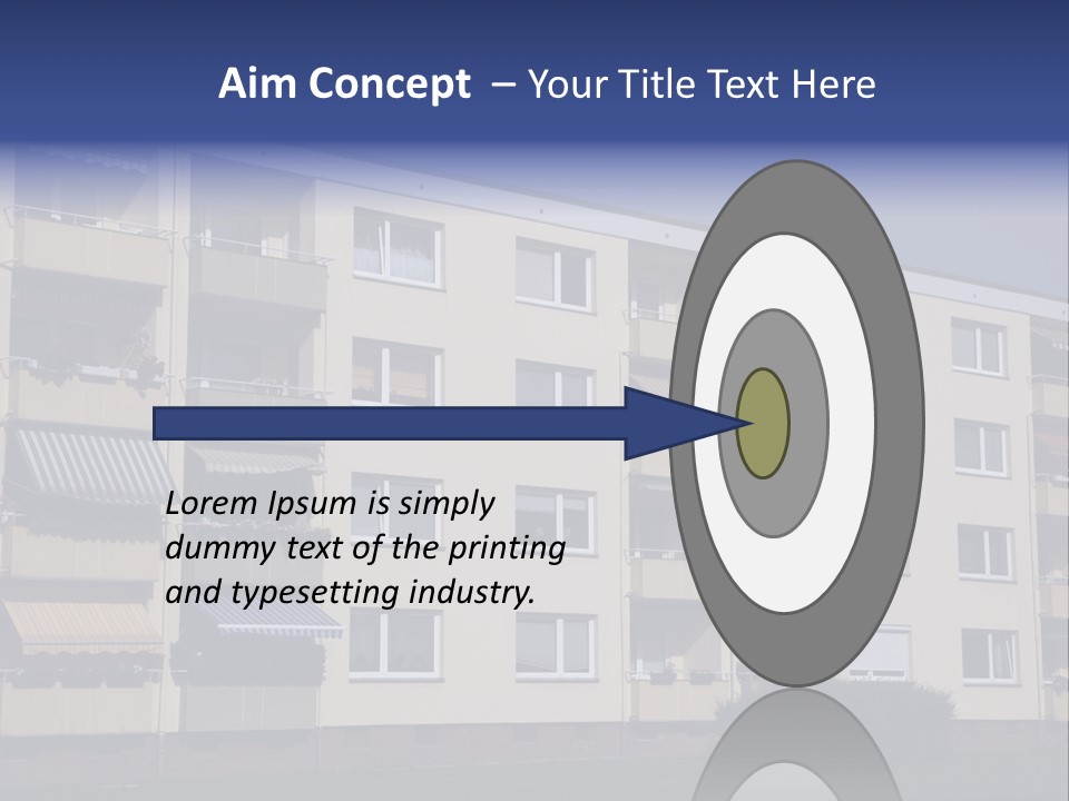 Housing Brick Exterior PowerPoint Template