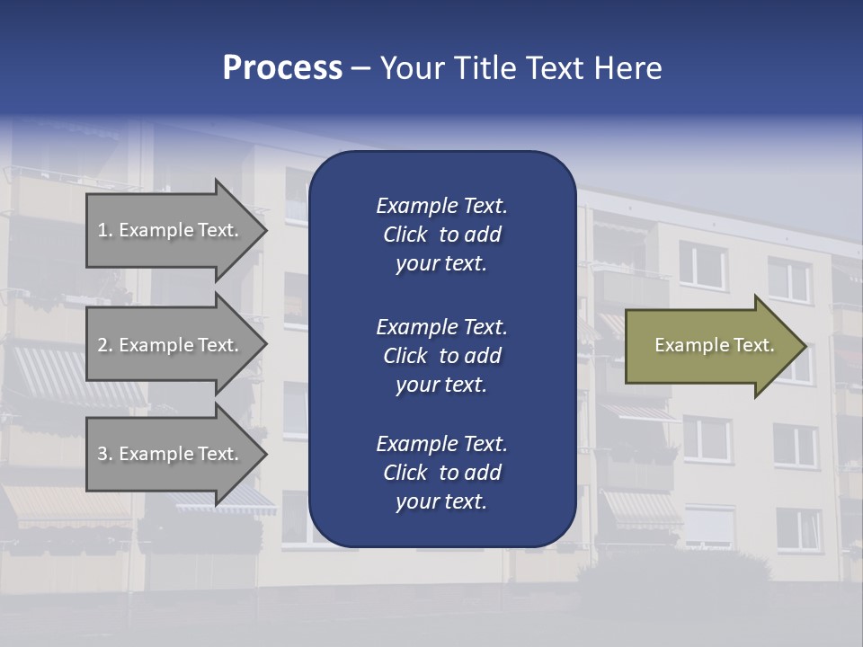 Housing Brick Exterior PowerPoint Template
