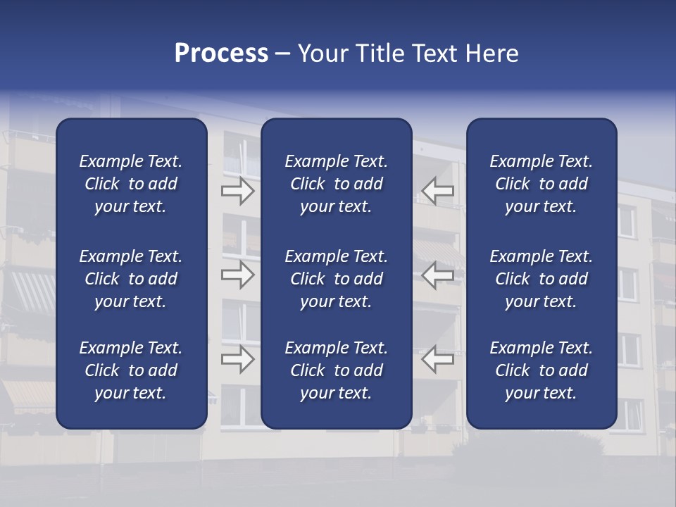 Housing Brick Exterior PowerPoint Template