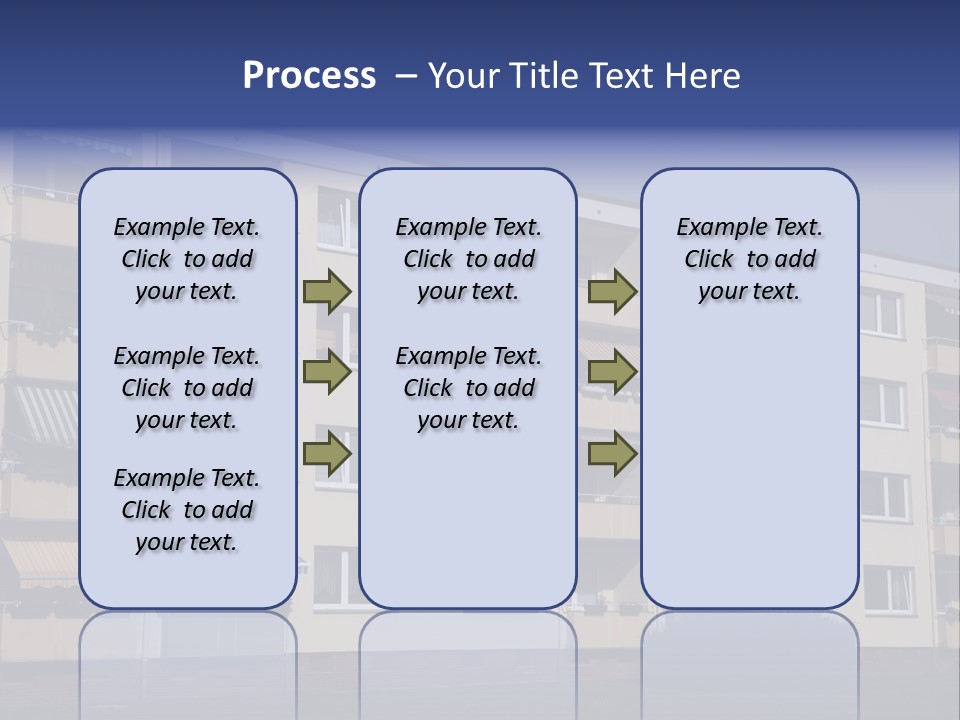 Housing Brick Exterior PowerPoint Template