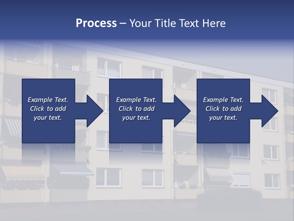 Housing Brick Exterior PowerPoint Template