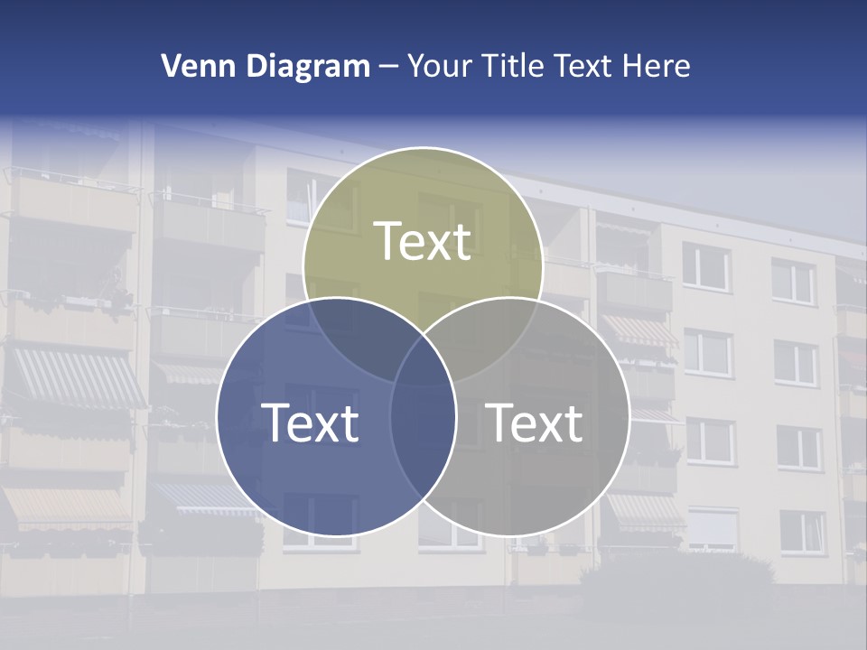 Housing Brick Exterior PowerPoint Template