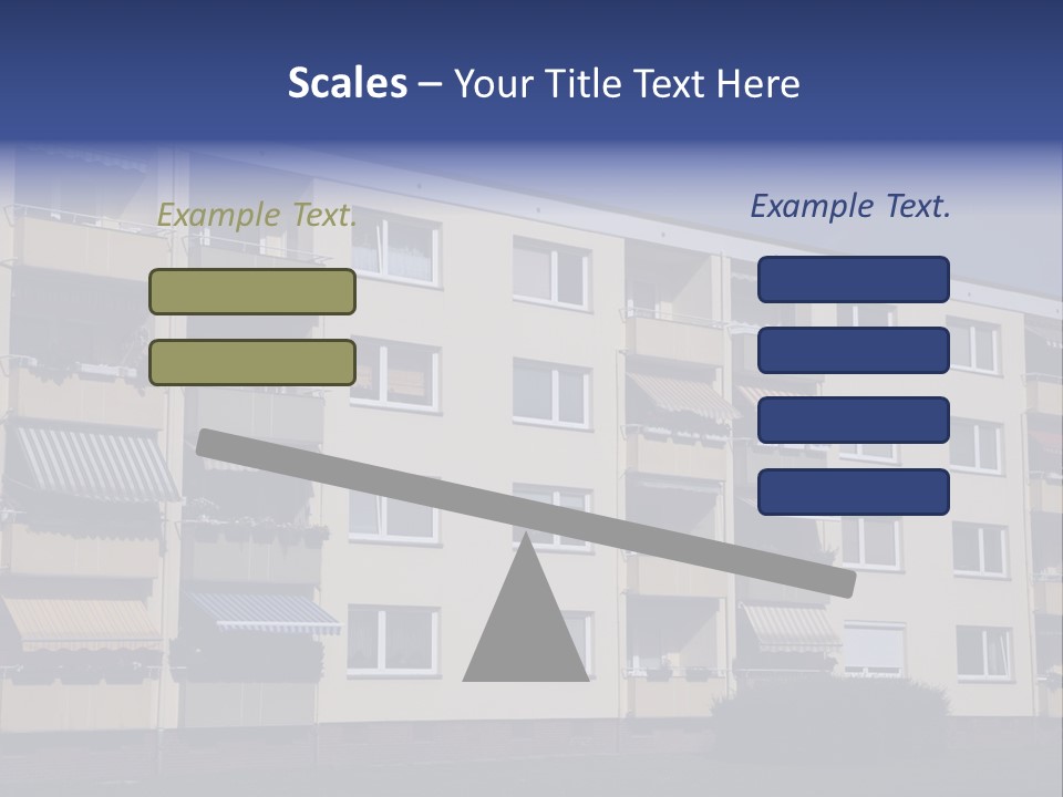 Housing Brick Exterior PowerPoint Template