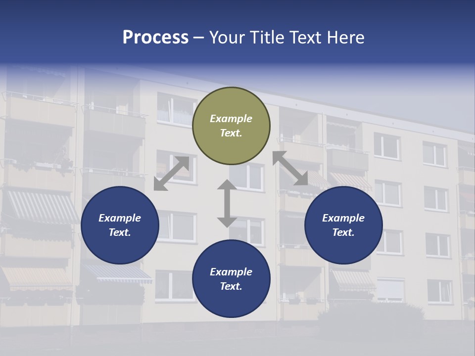 Housing Brick Exterior PowerPoint Template