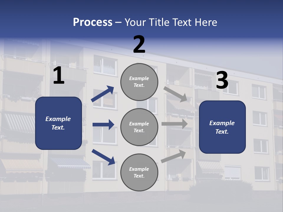 Housing Brick Exterior PowerPoint Template