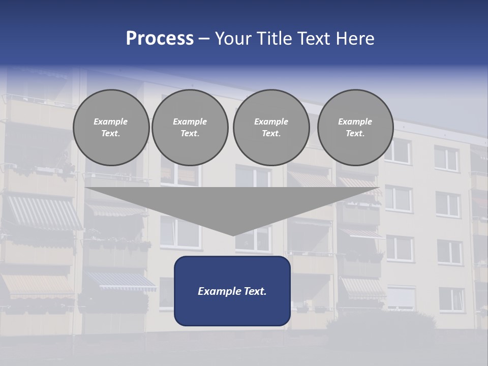 Housing Brick Exterior PowerPoint Template