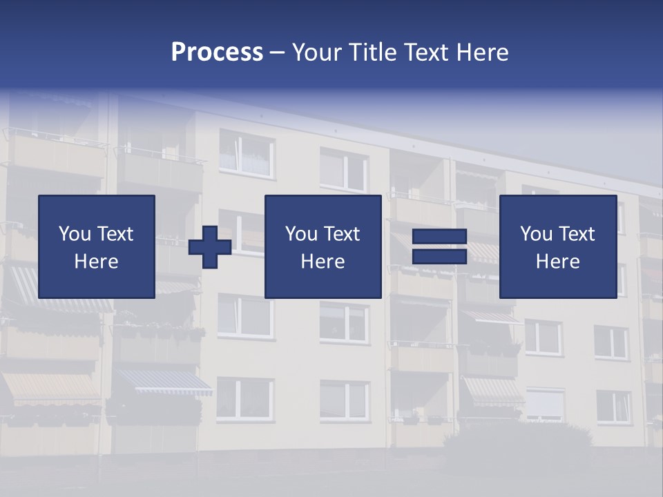Housing Brick Exterior PowerPoint Template