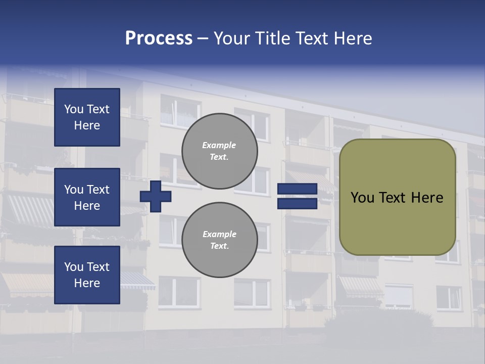 Housing Brick Exterior PowerPoint Template