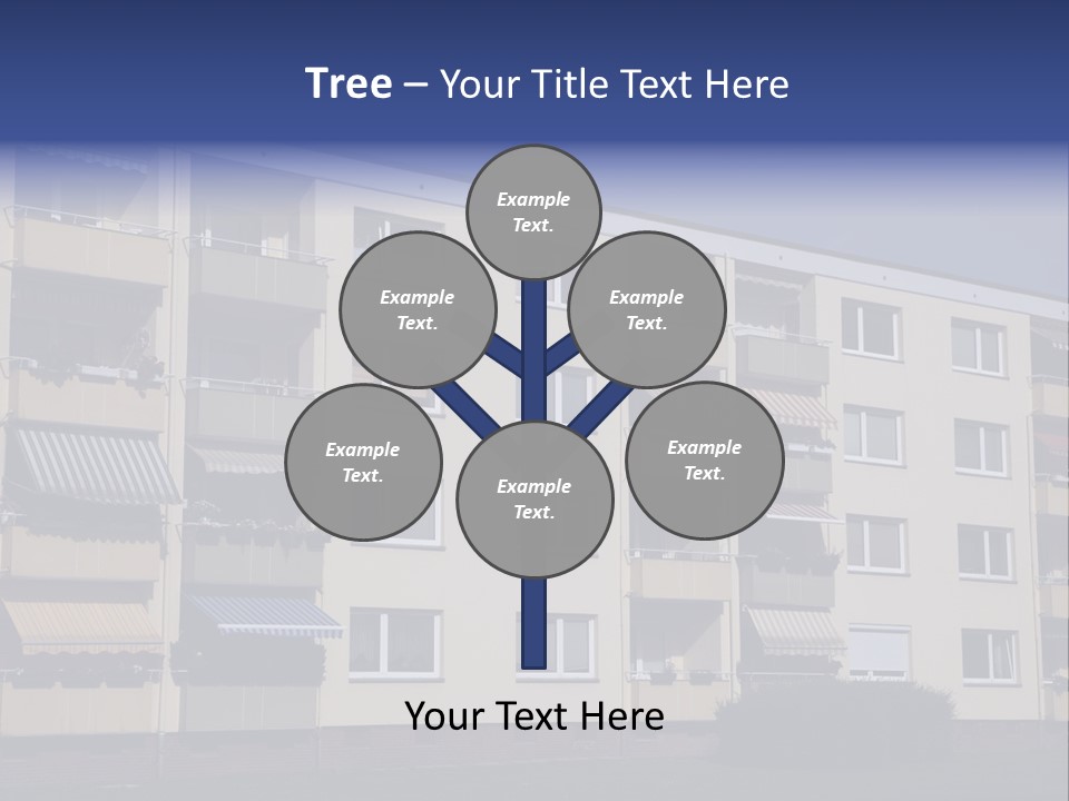 Housing Brick Exterior PowerPoint Template