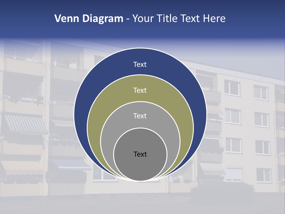 Housing Brick Exterior PowerPoint Template