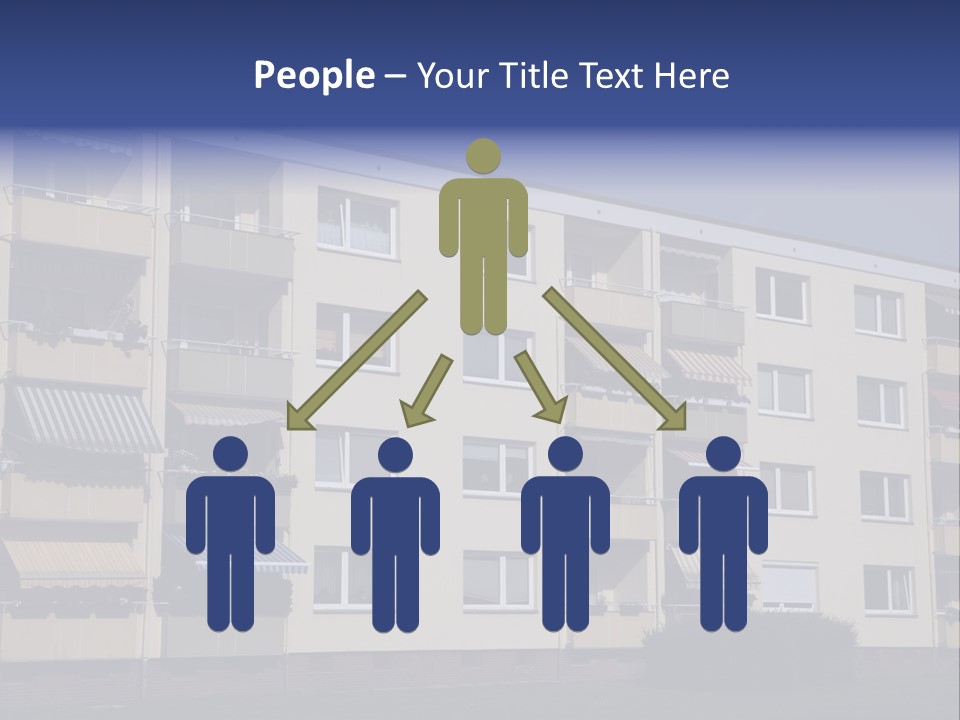 Housing Brick Exterior PowerPoint Template