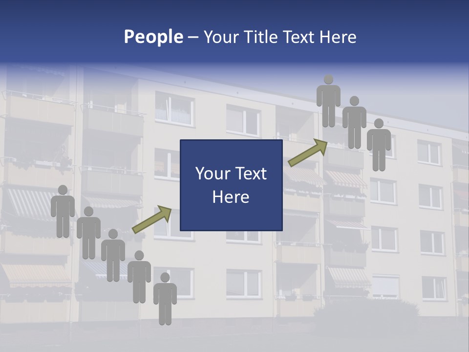 Housing Brick Exterior PowerPoint Template