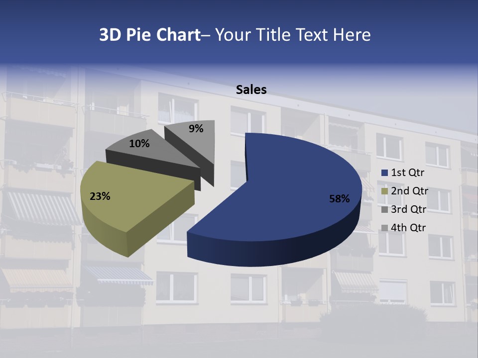 Housing Brick Exterior PowerPoint Template