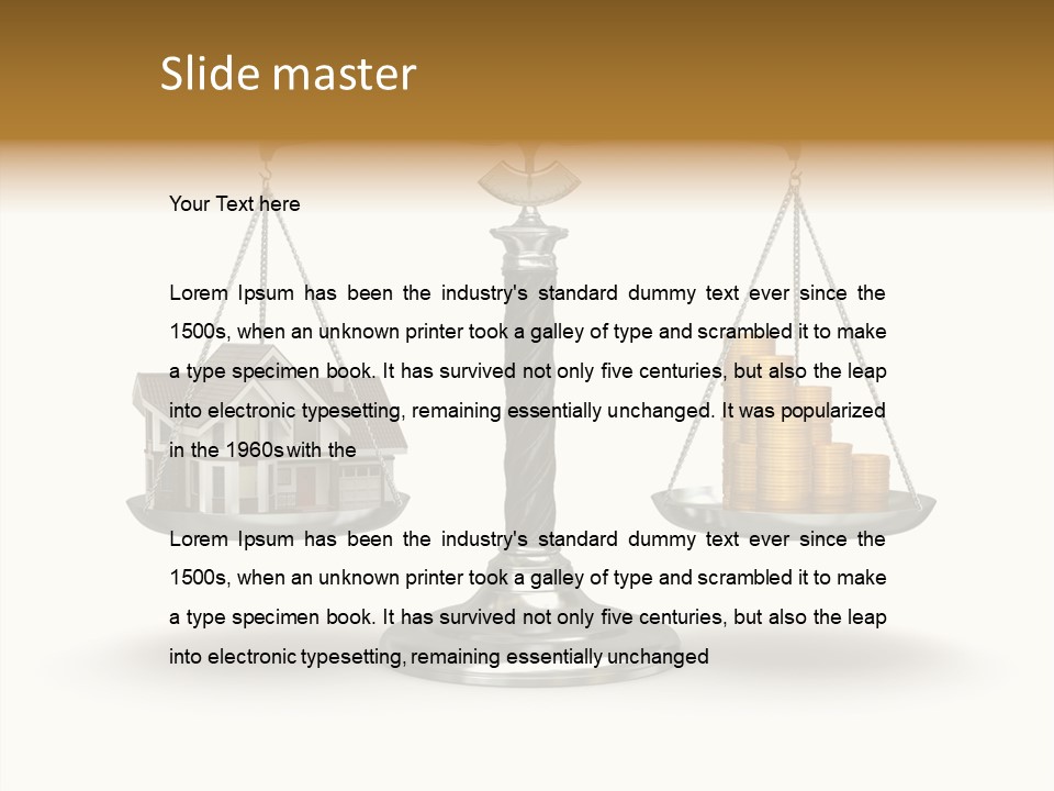 Weightscale Real Judgement PowerPoint Template