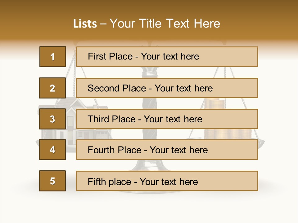 Weightscale Real Judgement PowerPoint Template