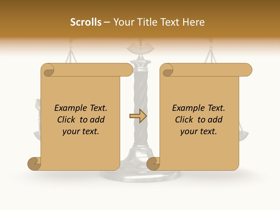 Weightscale Real Judgement PowerPoint Template