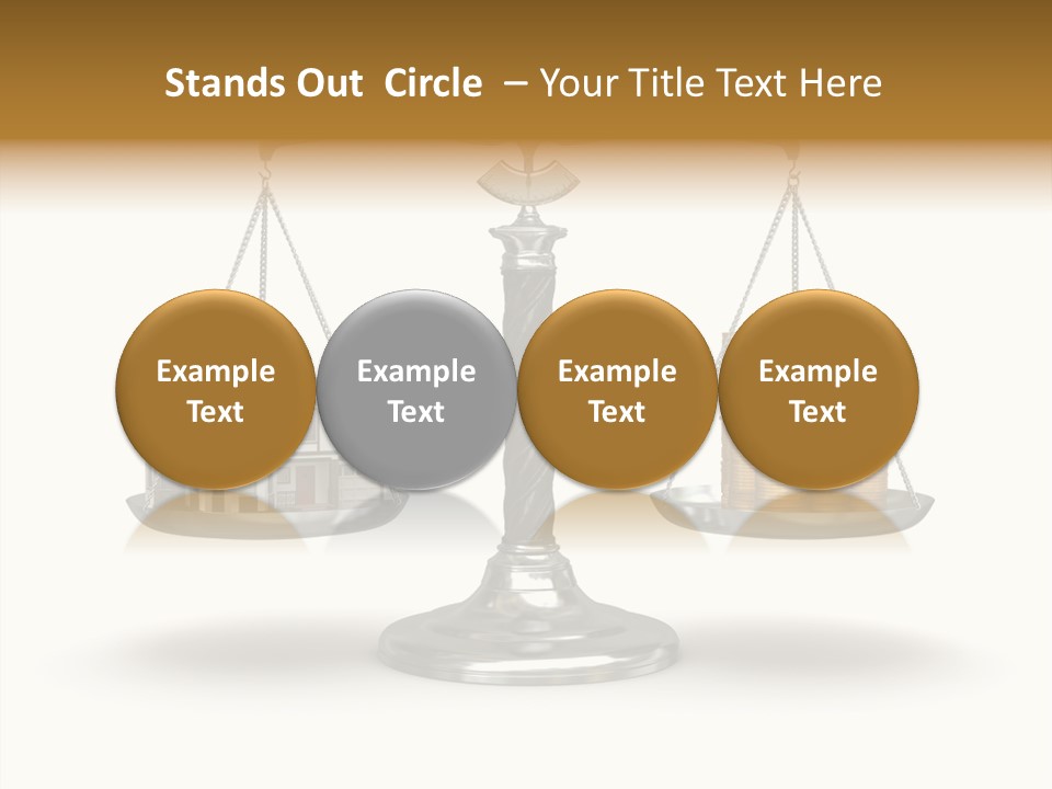 Weightscale Real Judgement PowerPoint Template