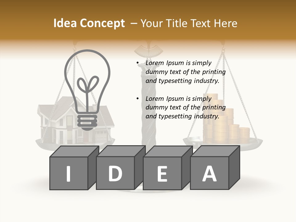 Weightscale Real Judgement PowerPoint Template