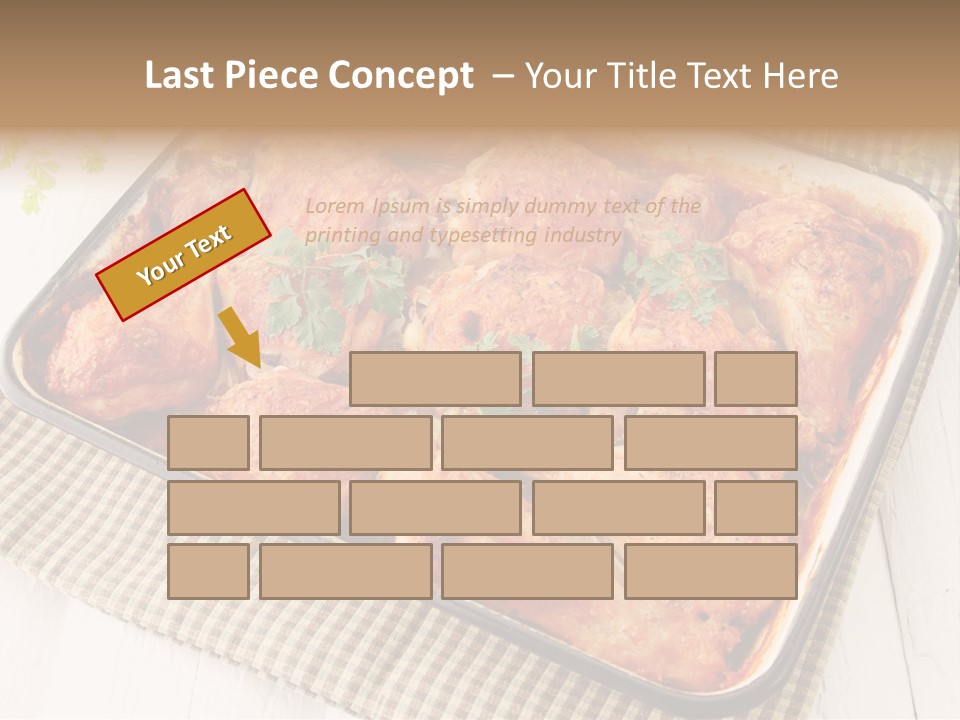 Dish Portion Snack PowerPoint Template