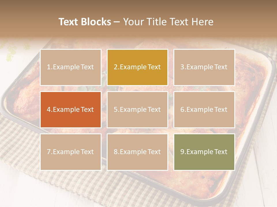 Dish Portion Snack PowerPoint Template