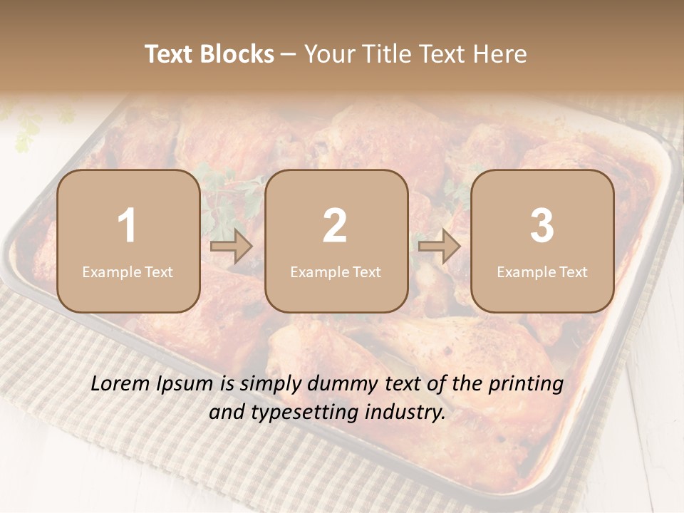 Dish Portion Snack PowerPoint Template