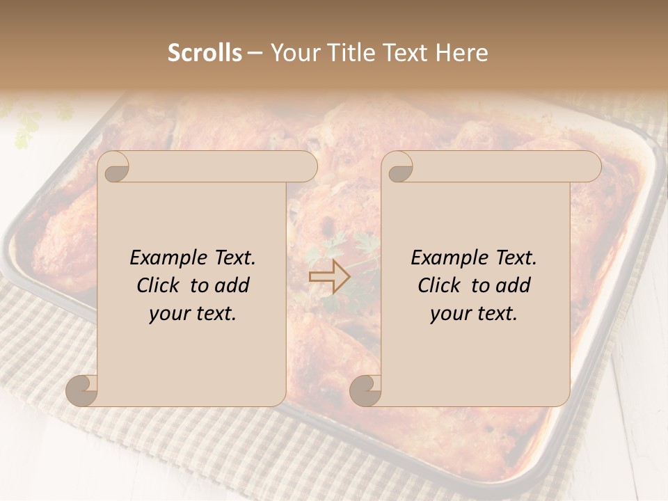 Dish Portion Snack PowerPoint Template
