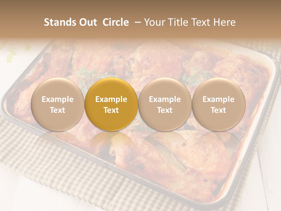 Dish Portion Snack PowerPoint Template