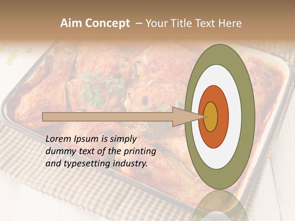 Dish Portion Snack PowerPoint Template