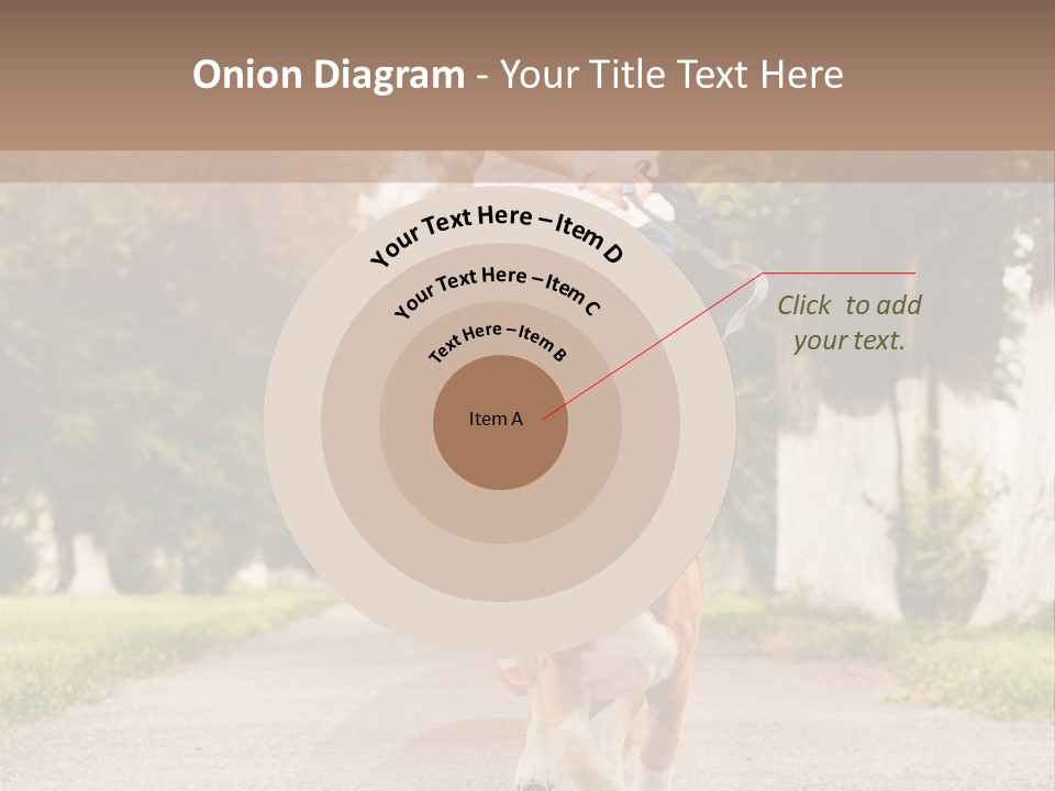 A Woman Running With A Dog On A Leash PowerPoint Template