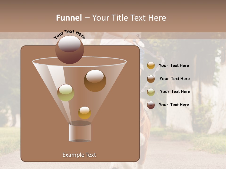 A Woman Running With A Dog On A Leash PowerPoint Template