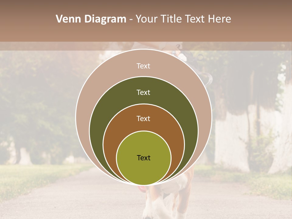 A Woman Running With A Dog On A Leash PowerPoint Template