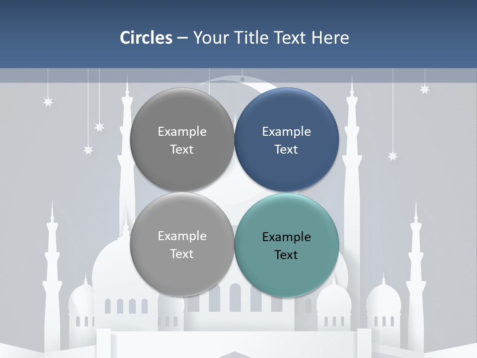 Ramadan Kareem Star Vector PowerPoint Template