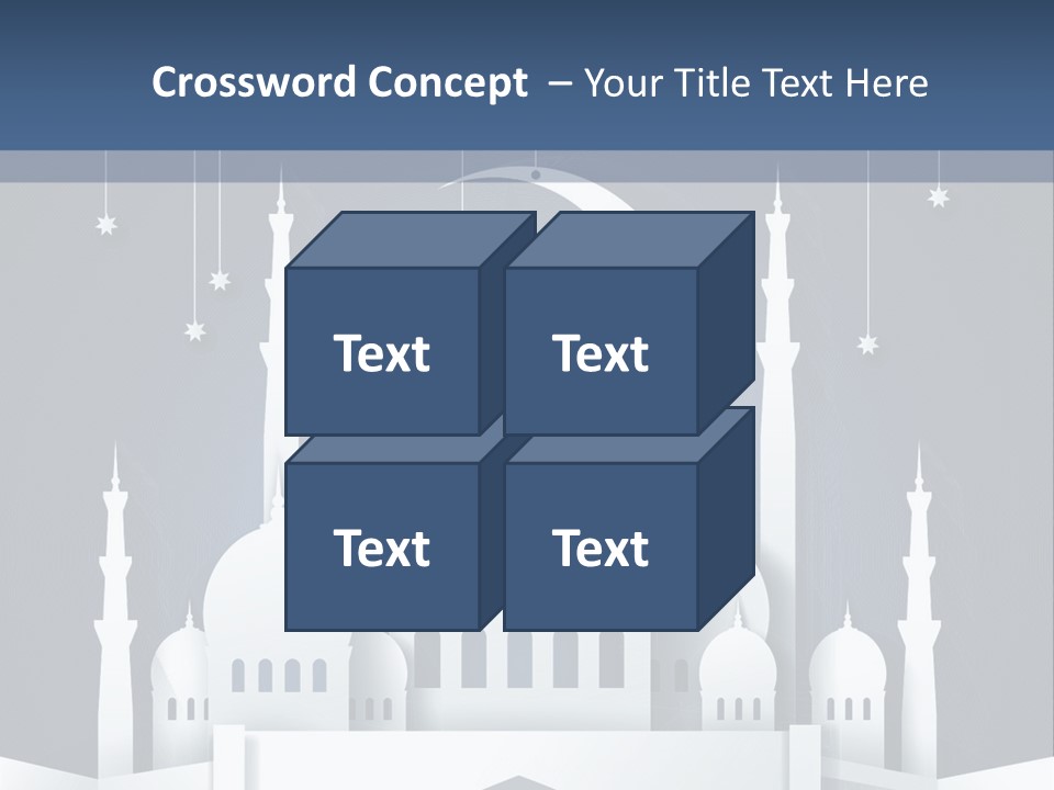 Ramadan Kareem Star Vector PowerPoint Template