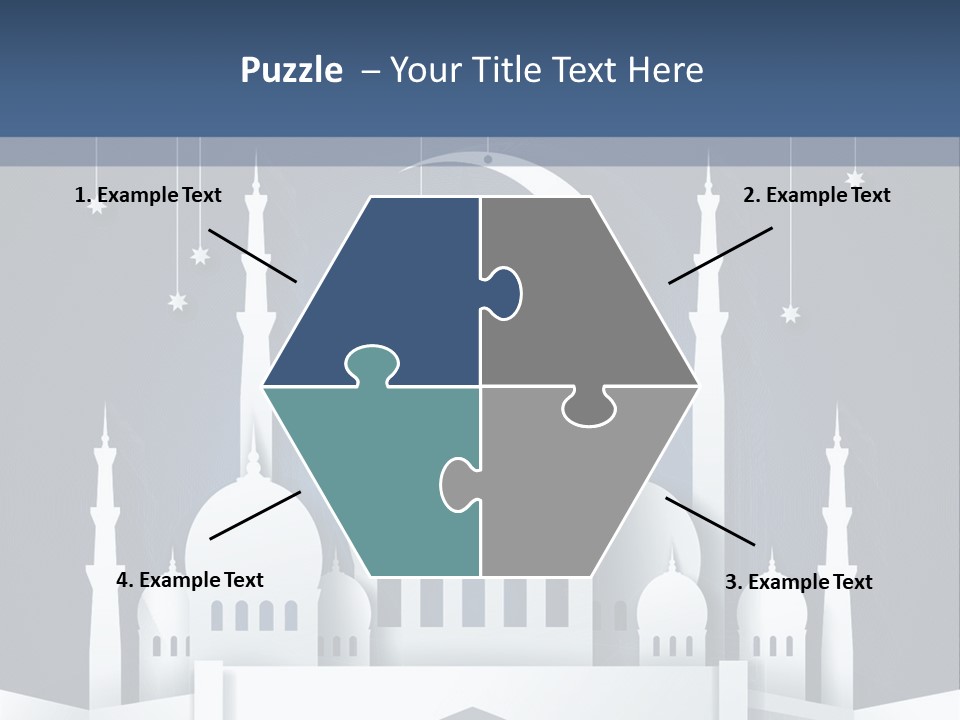 Ramadan Kareem Star Vector PowerPoint Template