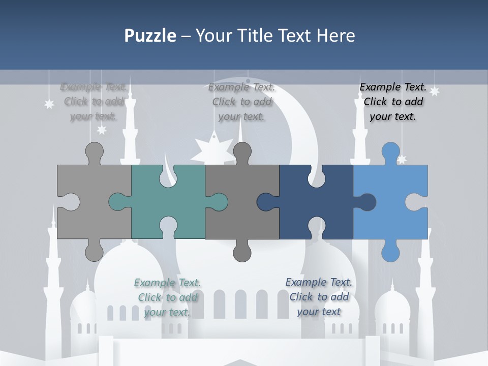 Ramadan Kareem Star Vector PowerPoint Template